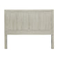 Modern Play - Queen Panel Headboard & Footboard - Natural White