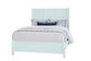 Tide & Timber - Queen Fretwork Panel Footboard - Blue Maple
