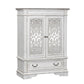Abbey Park - Mirrored Door Chest - Antique White