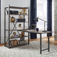 Tanners Creek - 2 Piece Home Office Set (Desk And Bookcase) - Graystone