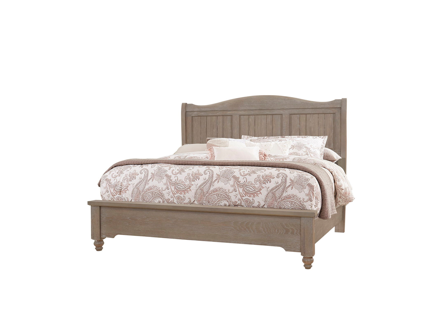 Heritage - Queen Sleigh Bed Footboard - Graystone