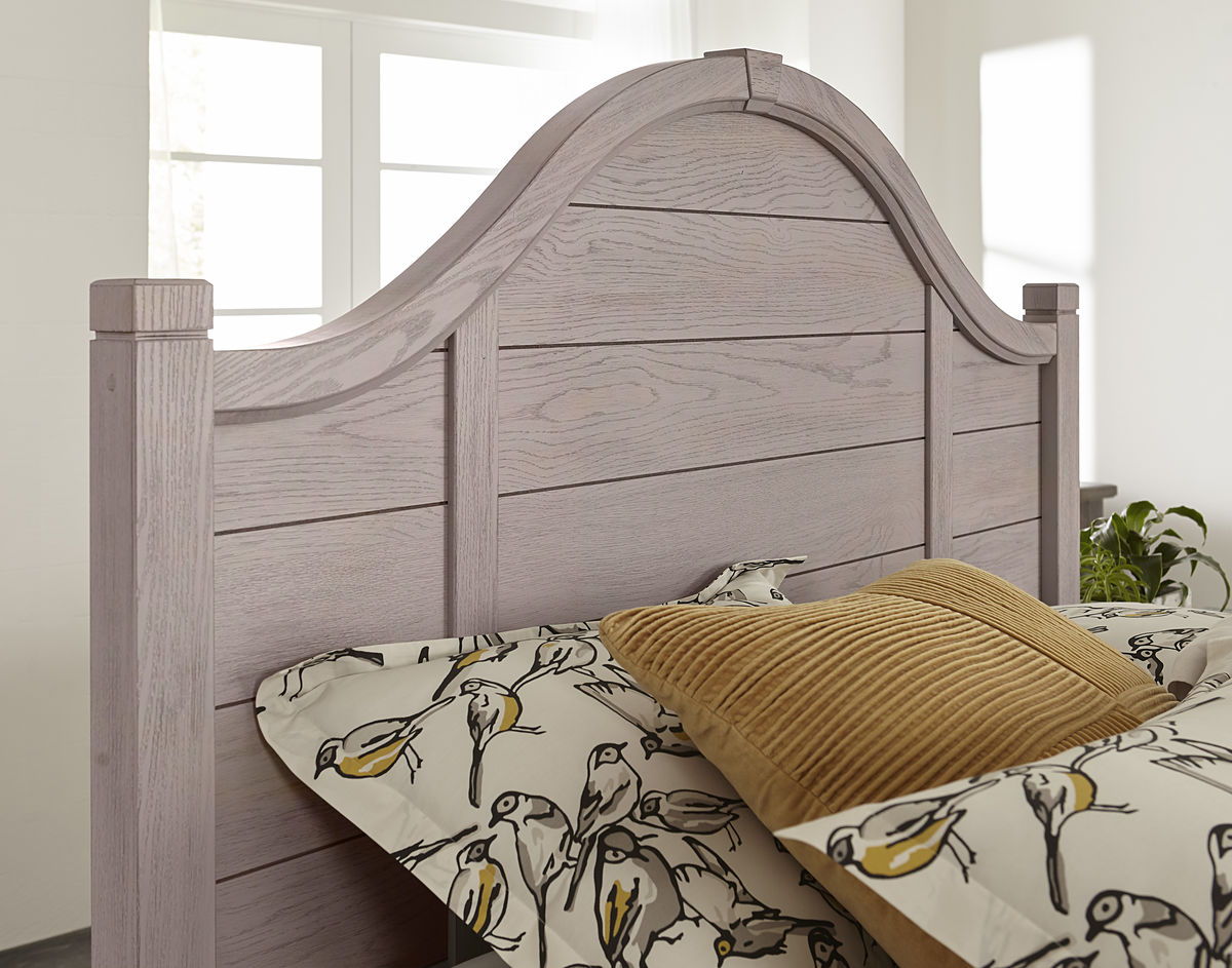 Bungalow - Bungalw Arched Headboard - Dover Gray Two Tone