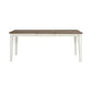 Al Fresco - Rectangular Leg Table - Graphite & Whitestone