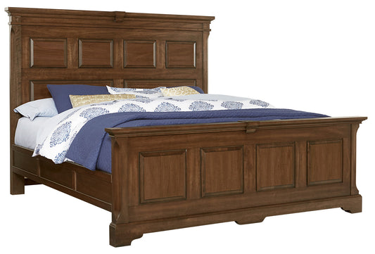 Heritage - Queen Decorative Side Rails - Amish Cherry