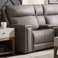 Camden - L Arm Recliner P3 & ZW - Aline Light Gray