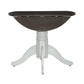 Brook Bay - Drop Leaf Table Top - Textured White / Carbon Gray