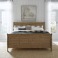 Grandpas Cabin - King Sleigh Headboard & Footboard - Sandstone