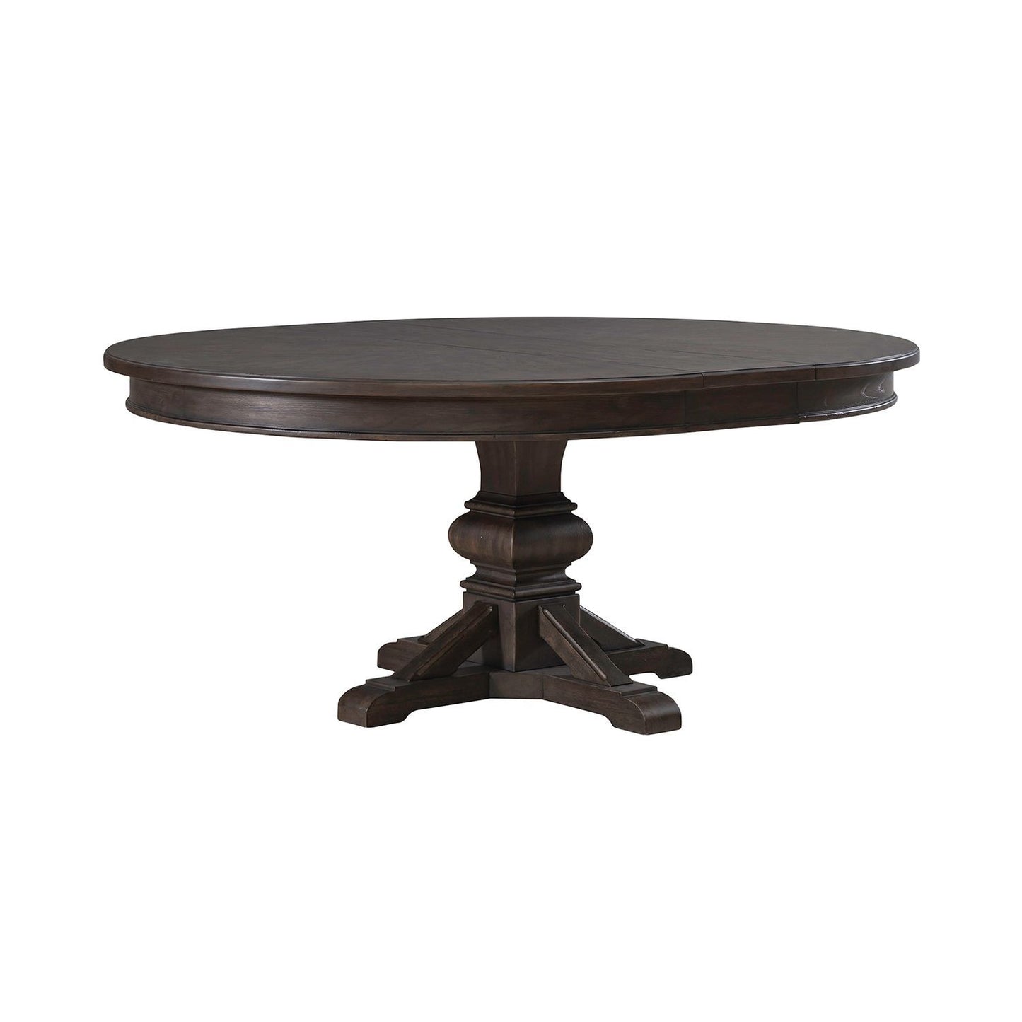 Paradise Valley - Round Pedestal Table Base - Saddle Brown