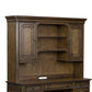 Amelia - Jr Executive Credenza Hutch - Antique Toffee