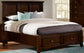Bonanza - King Mansion Footboard - Merlot