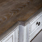 Magnolia Manor - 3 Drawer Hall Console Table - Antique White