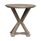 Parkland Falls - Round End Table - Weathered Taupe