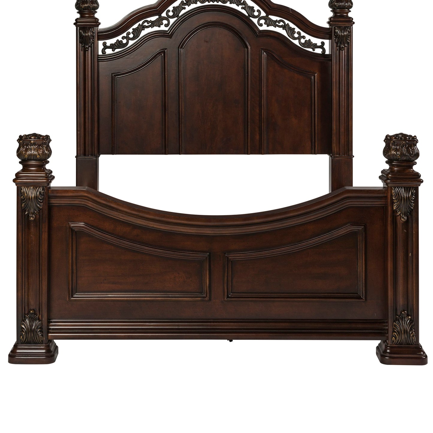 Messina Estates - King Poster Footboard - Cognac