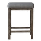Hayden Way - Upholstered Console Stool - Gray