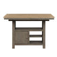Lindsey Farm - Kitchen Island Top - Gray & Sandstone