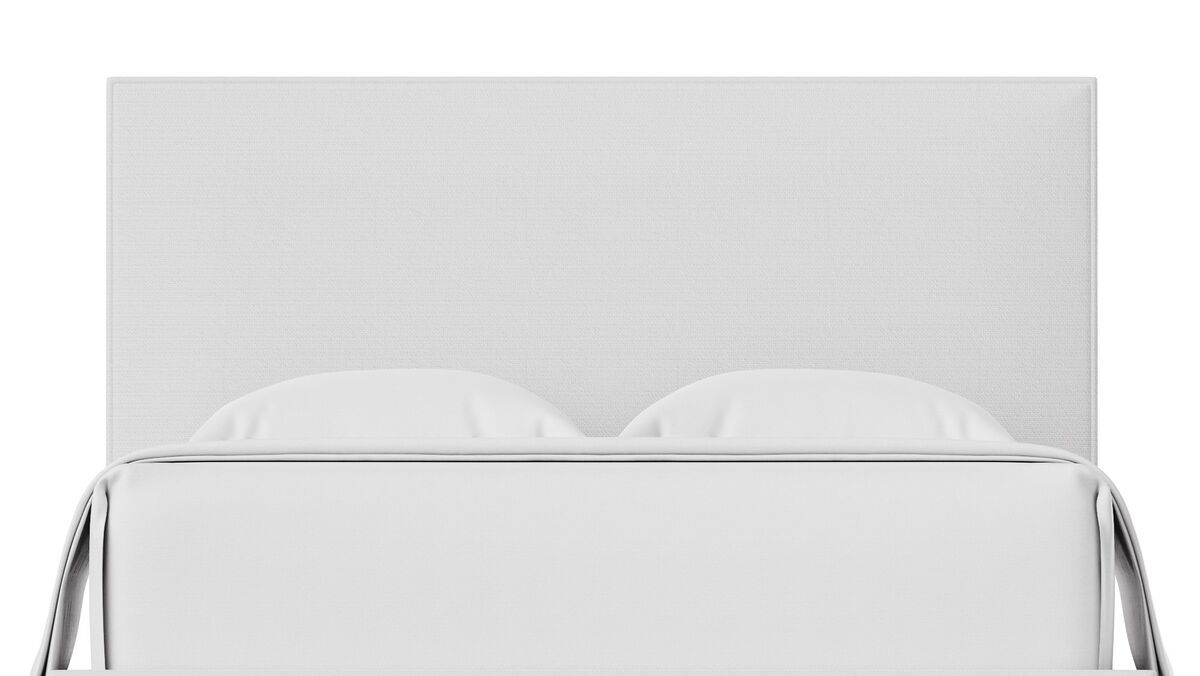 Choices - Amelia King Upholstered Headboard - Pure White
