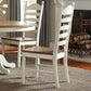 Springfield - Ladder Back Side Chair - Honey & Cream