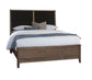 Woodbridge - King Black Fabric Panels - Dark Cashmere