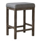 Hayden Way - Upholstered Console Stool - Gray