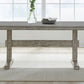 Hallendale - Trestle Table Base - Gravel Wash