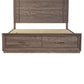 Horizons - King Storage Footboard - Graystone