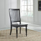 Harvest Home - Slat Back Side Chair - Chalkboard