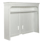 Allyson Park - Entertainment Hutch - Wirebrushed White / Charcoal