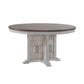 River Place - Pedestal Table - Riverstone White & Tobacco