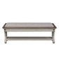 Farmhouse Reimagined - Bed Bench - Antique White / Chestnut Tops
