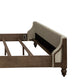 Americana Farmhouse - King Upholstered Shelter Footboard - Dusty Taupe