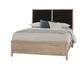 Woodbridge - King Black Fabric Panels - Shadow Gray