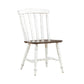 Al Fresco - Slat Back Side Chair - Graphite & Whitestone