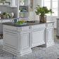 Magnolia Manor - Jr Executive Desk Base - Antique White