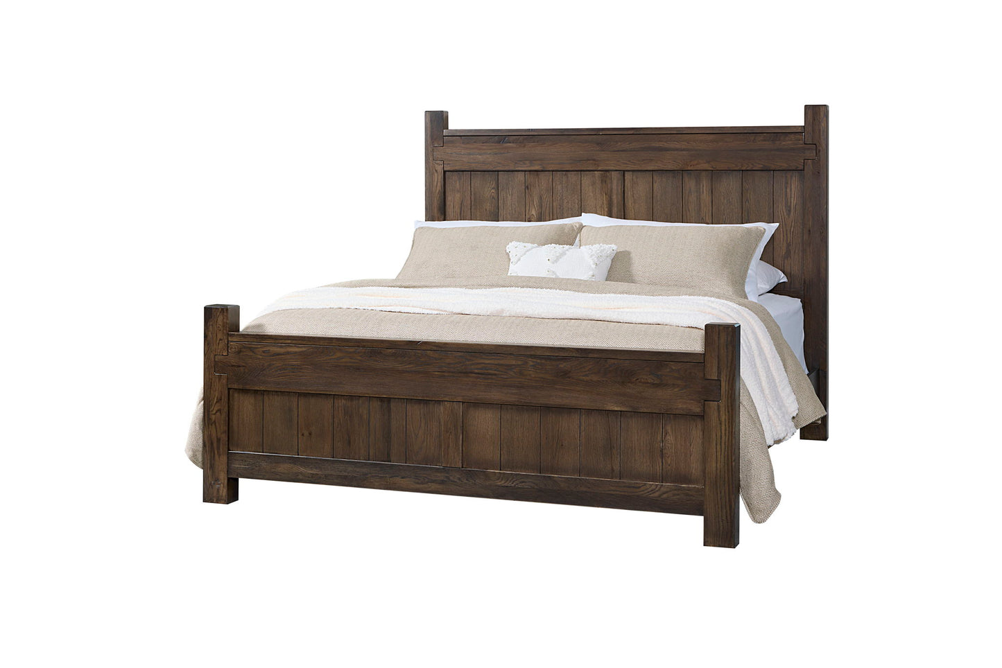 Joinery - California King Wood Rails - Espresso Oak