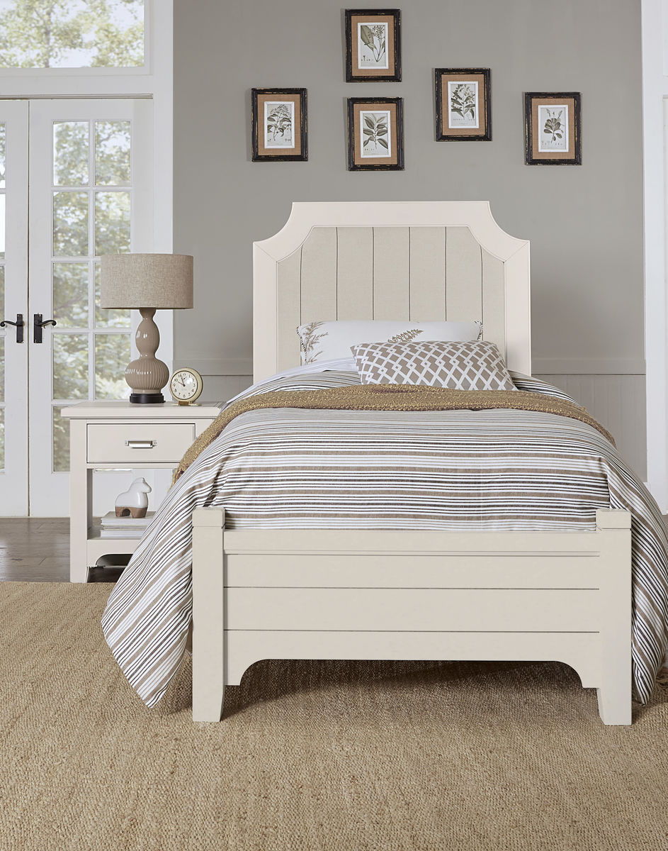 Bungalow - Twin Arched Headboard - Lattice / Soft White