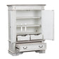 Abbey Park - Mirrored Door Chest - Antique White