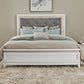 Reflections - Rails Panel Bed - Pearl White