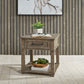 Parkland Falls - Rectangular End Table - Weathered Taupe