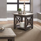 Heatherbrook - End Table - Charcoal & Ash