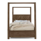 Cool Rustic - King And Queen Wood Panel Canopy - Mink