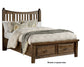 Maple Road - Queen Slat Poster Headboard - Maple Syrup