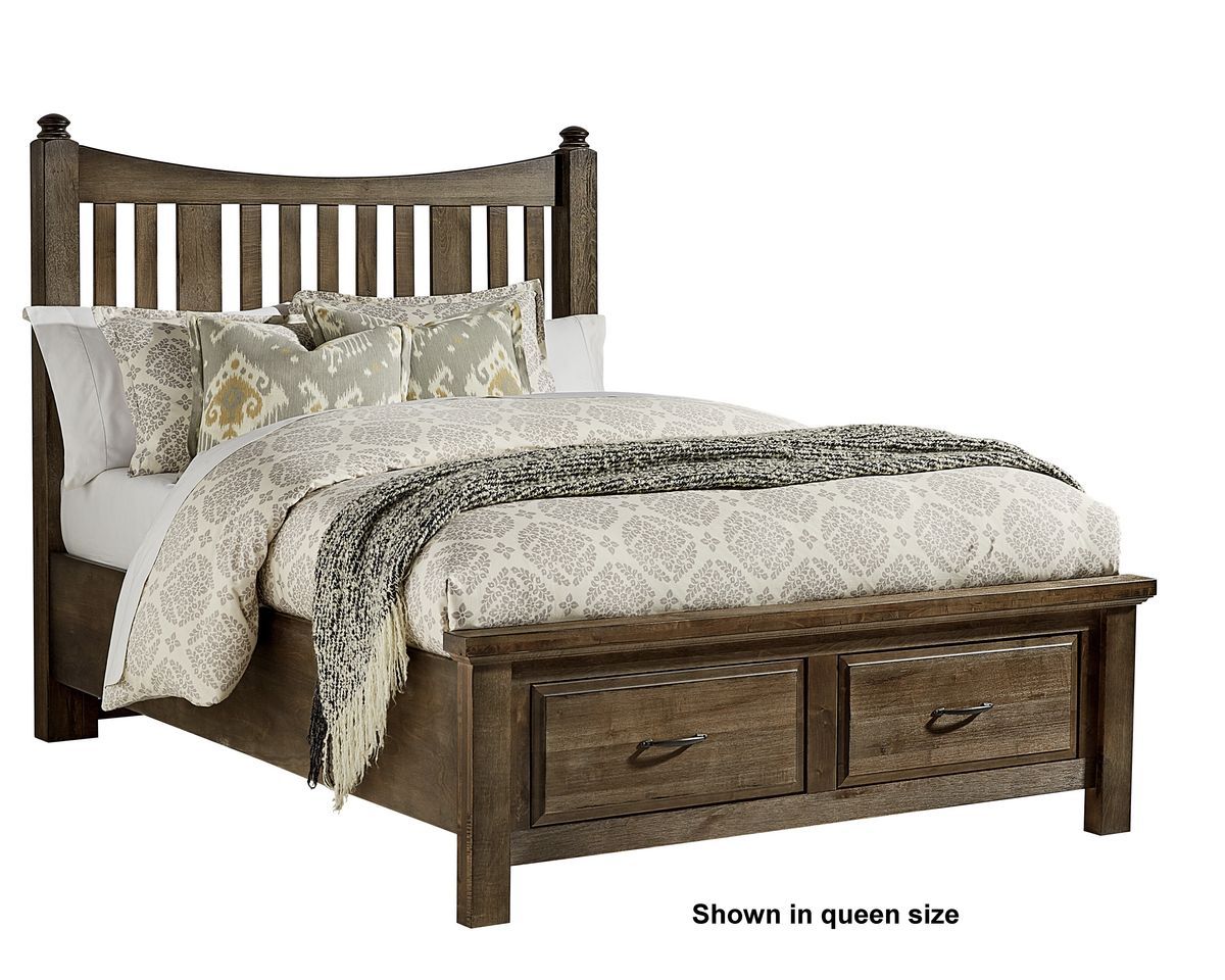Maple Road - King Storage Footboard - Maple Syrup