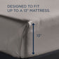 Linens - Tempur Luxe Egyptian Cotton Sheet Set - Cool Gray