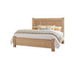 Crafted Oak - Ben's King Post Headboard - Light Brown