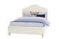 Tide & Timber - Full Upholstery Headboard In Linen Fabric - Soft White Maple