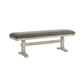 Hallendale - Upholstered Dining Bench - Gravel Wash