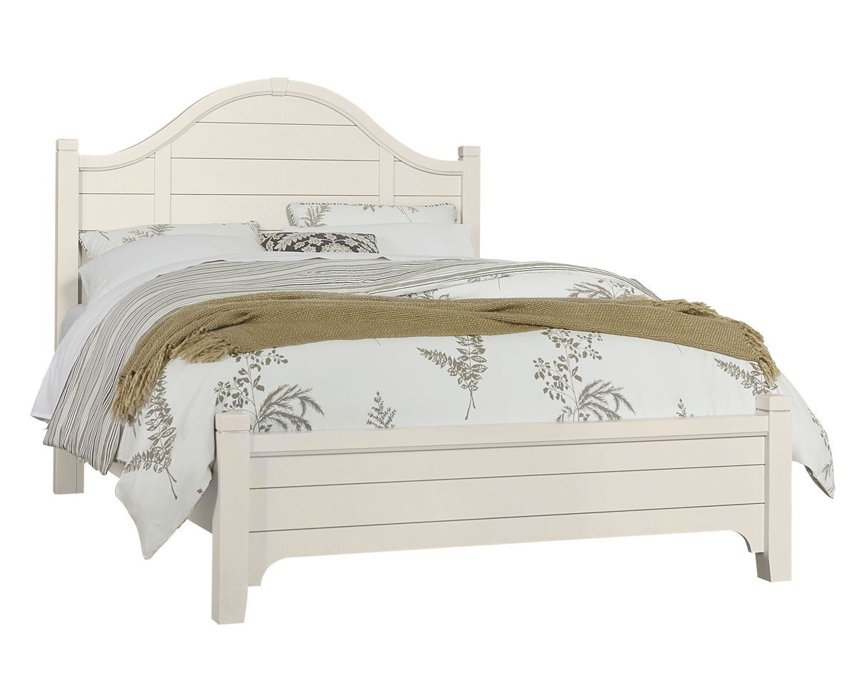 Bungalow - Full Footboard - Lattice / Soft White
