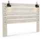 Cambeck  Panel Headboard With Mirrored Dresser, Chest And Nightstand