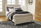 Bellaby  Panel Bed With Mirrored Dresser And 2 Nightstands