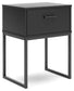 Socalle Full Panel Platform Bed with Dresser and Nightstand